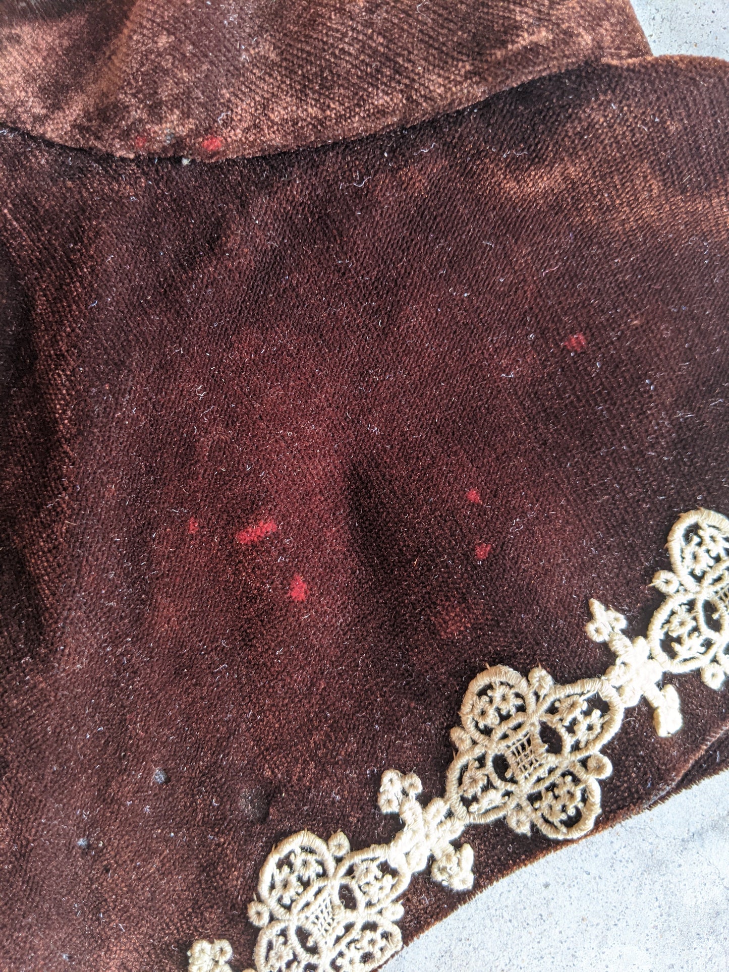 1890s-1900s Velveteen Collar