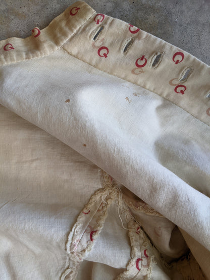 1880s Soft Cotton Printed Dress