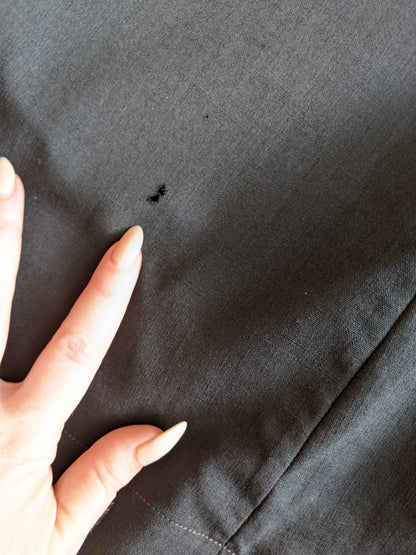 1910s Black Silk + Wool Dress