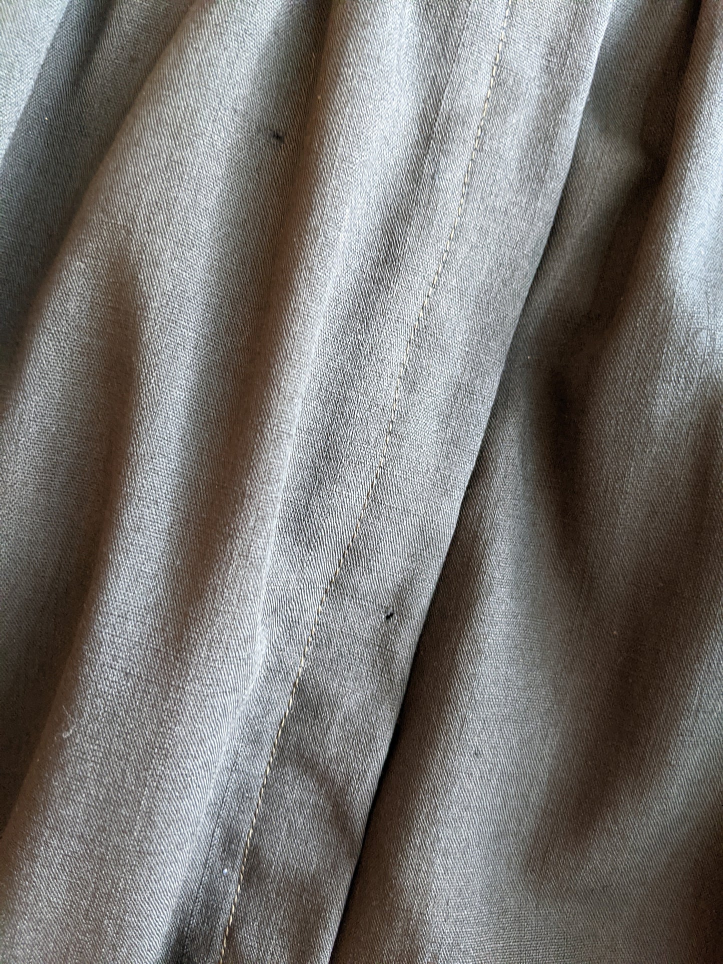 1910s Black Silk + Wool Dress