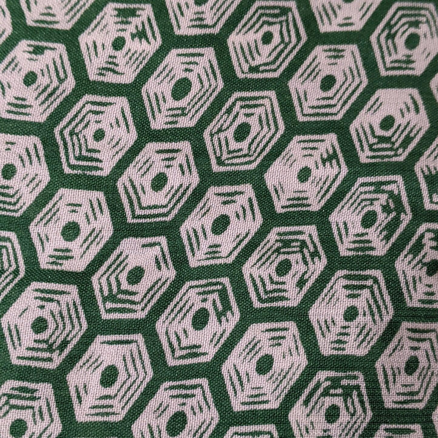 1930s Rayon Spiderweb Novelty Print Dress