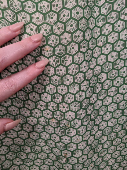 1930s Rayon Spiderweb Novelty Print Dress