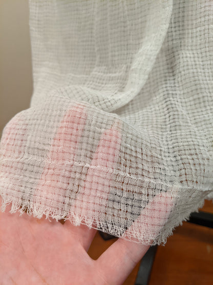C. 1920s Cotton Gauze Dress