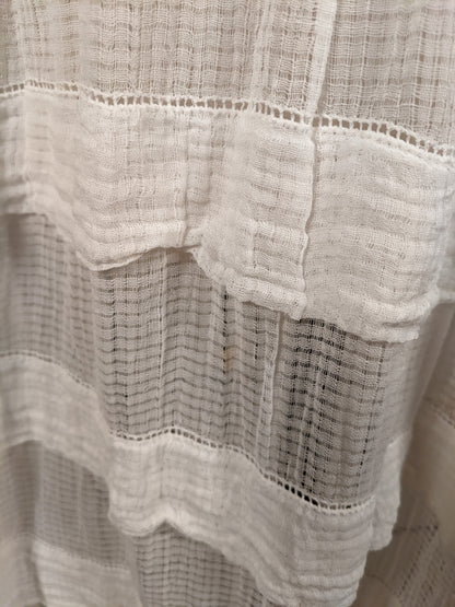 C. 1920s Cotton Gauze Dress
