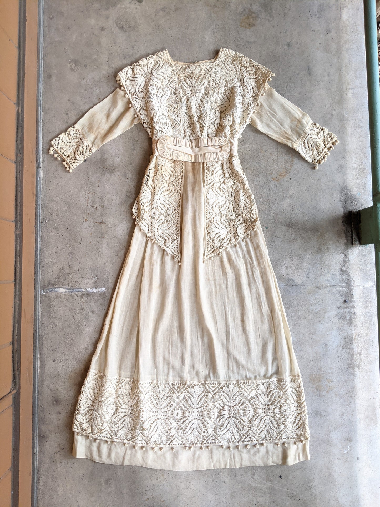 Early 1910s Crochet Lace Dress