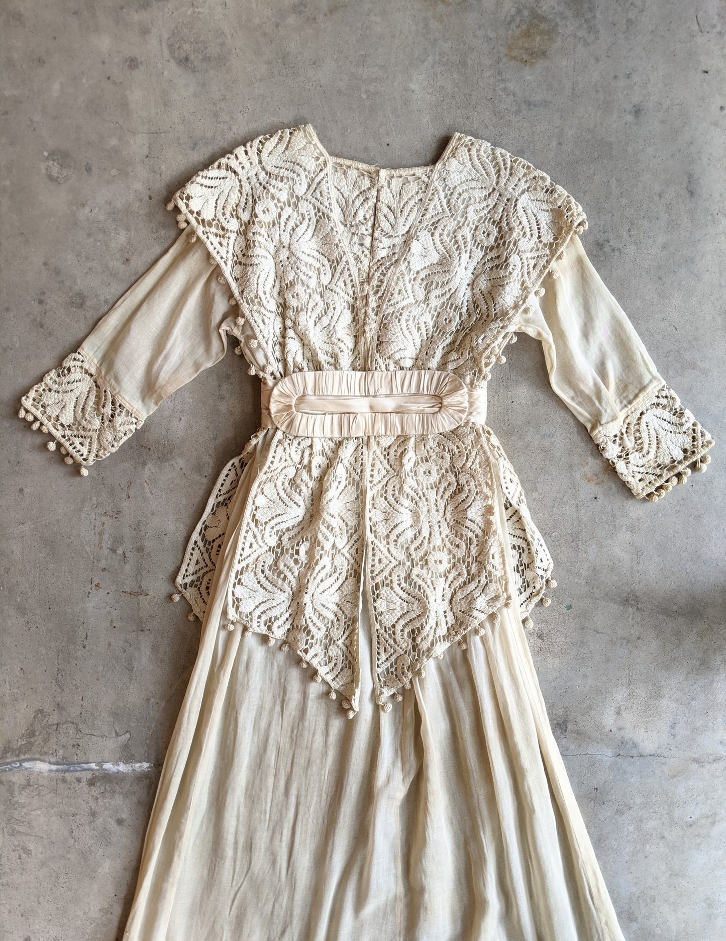 Early 1910s Crochet Lace Dress