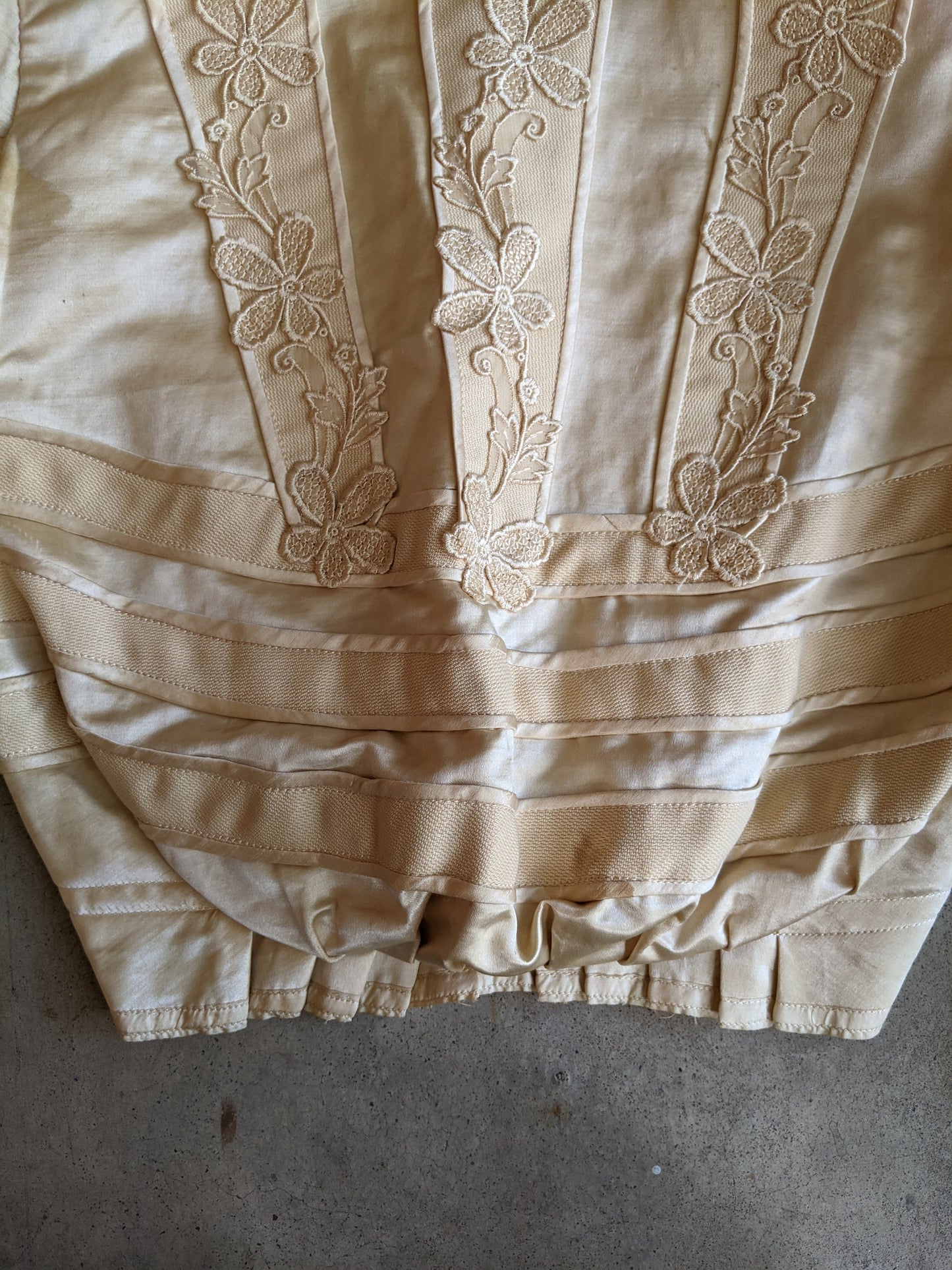 1900s Cream Silk Shirt-Waist | Study + Display