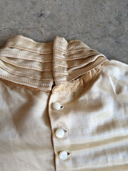 1900s Cream Silk Shirt-Waist | Study + Display