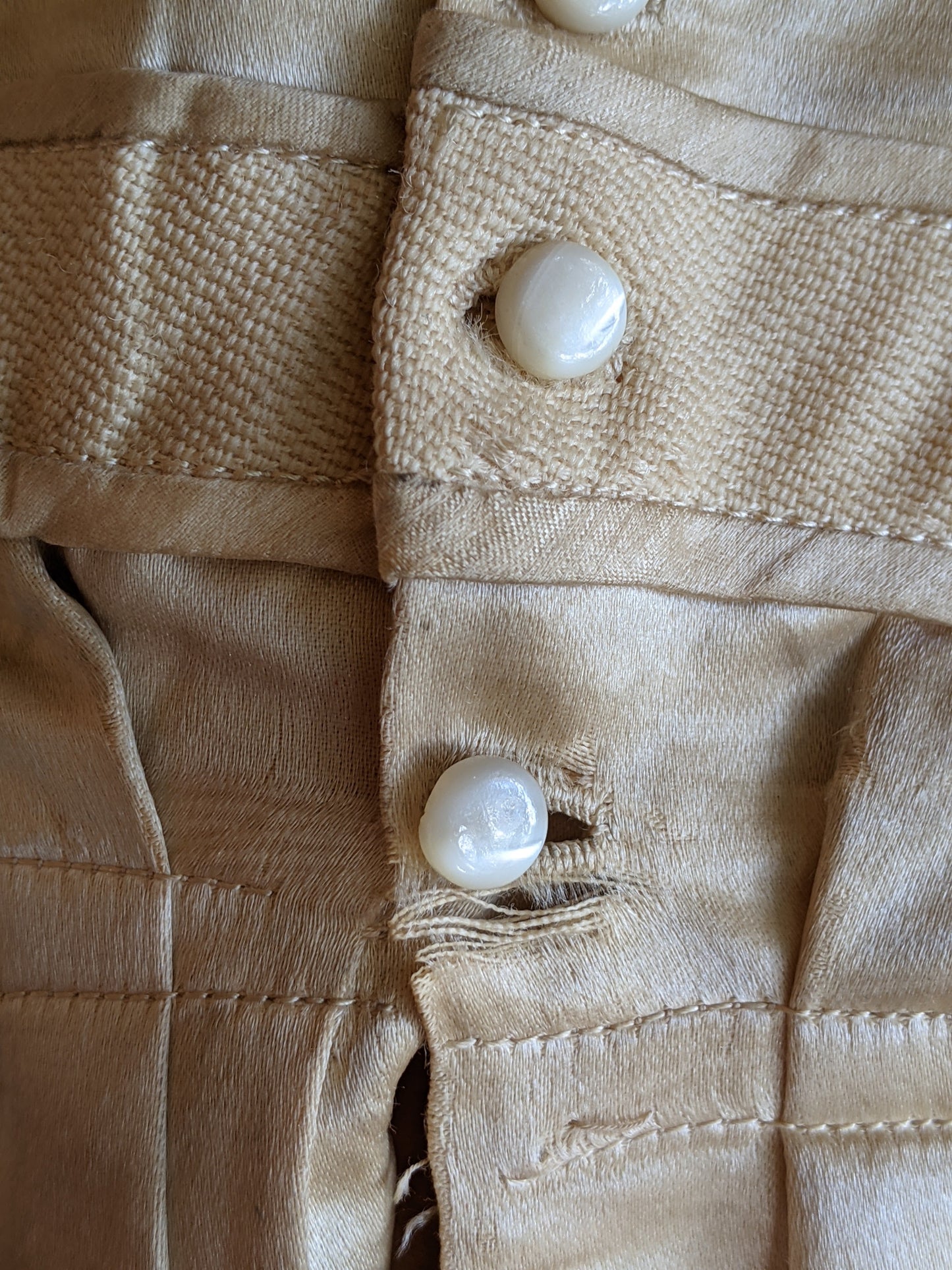 1900s Cream Silk Shirt-Waist | Study + Display
