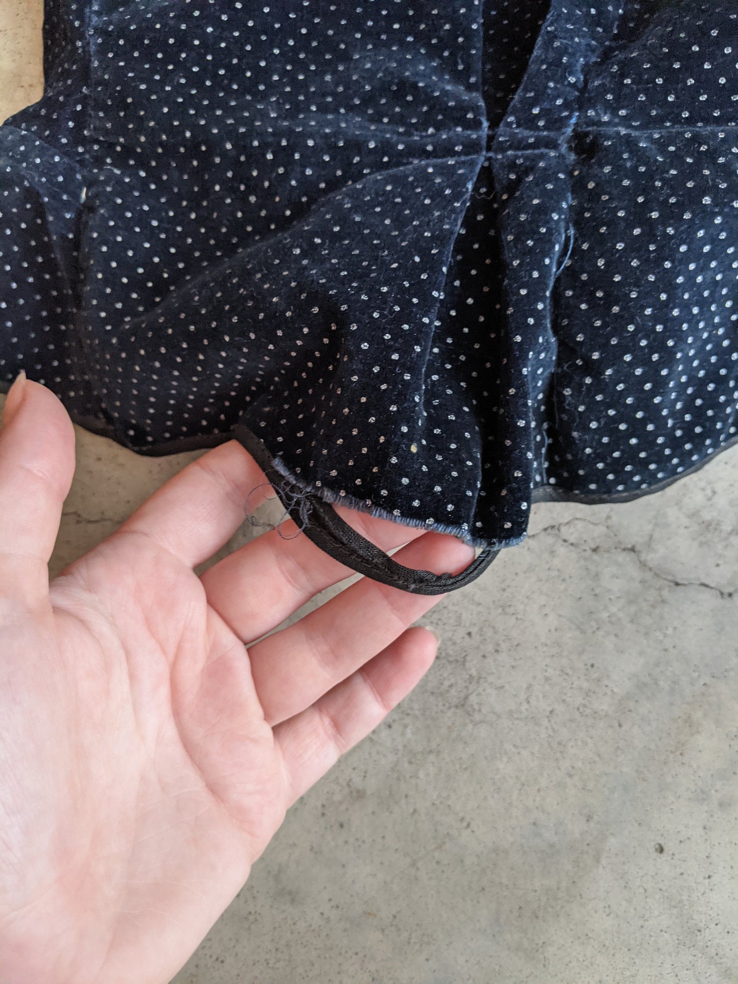 1902-1903 Blue Velveteen Shirt-Waist