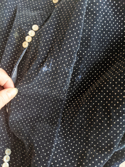 1902-1903 Blue Velveteen Shirt-Waist