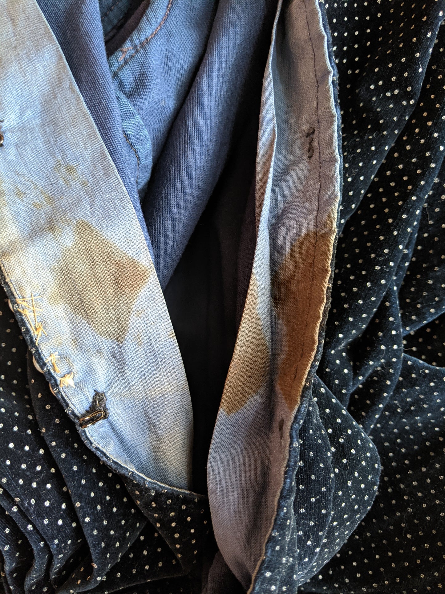 1902-1903 Blue Velveteen Shirt-Waist
