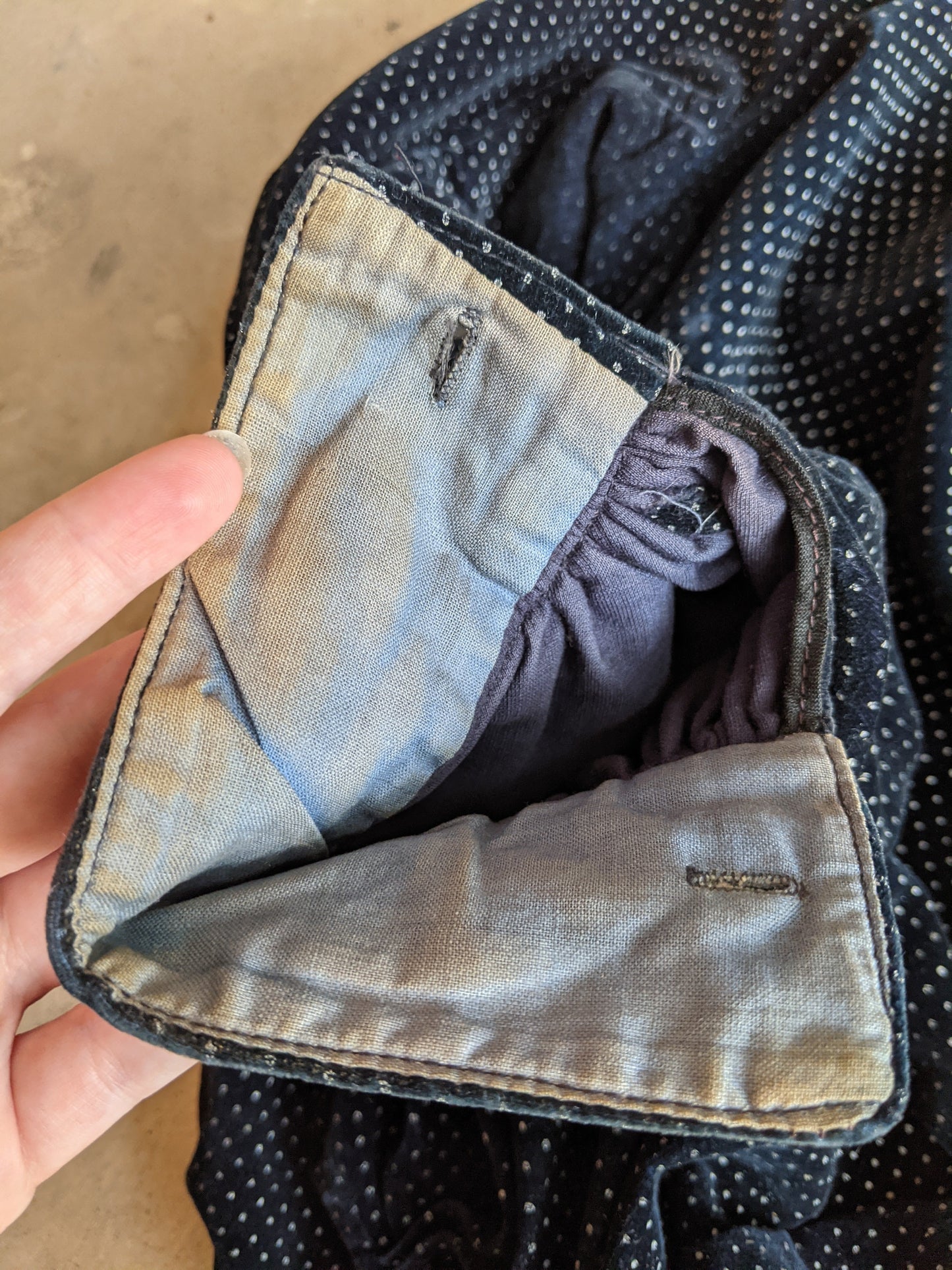 1902-1903 Blue Velveteen Shirt-Waist