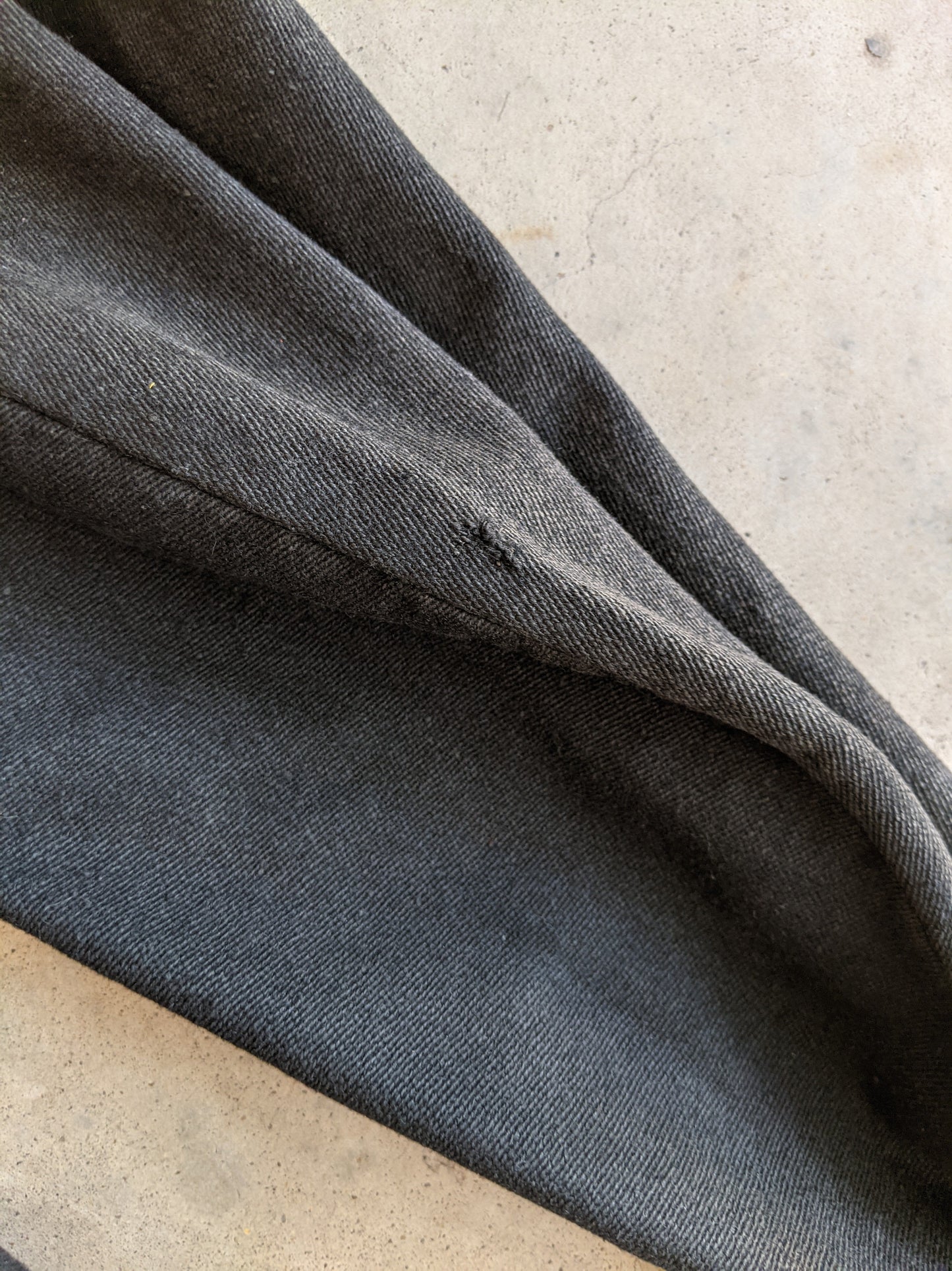 1900s Dark Grey Puff Sleeve Jacket