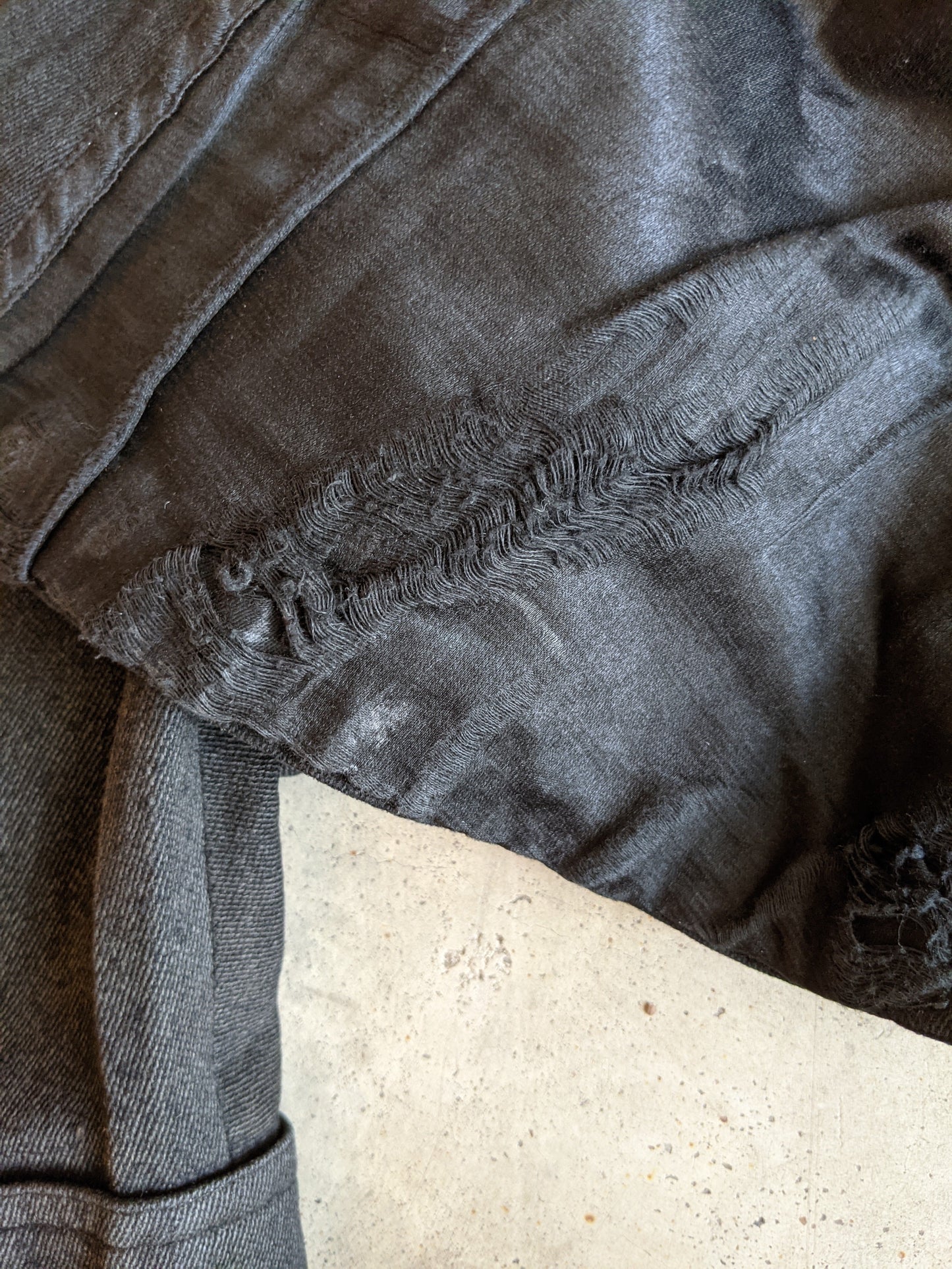 1900s Dark Grey Puff Sleeve Jacket