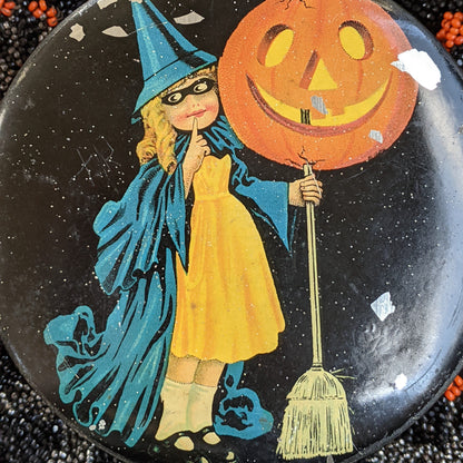1930s Tindeco Halloween Tin