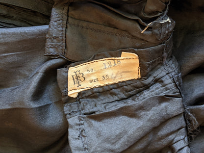 1900s Black Silk Shirt-Waist