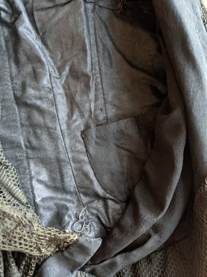 c. 1901 Black Lace Shirt-Waist or Bodice