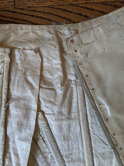 RESERVED LISTING | c. 1860 Wedding Gown