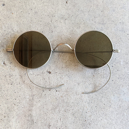1910s-1920s Tinted Glasses with Round Lenses