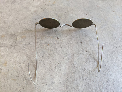 1910s-1920s Tinted Glasses with Round Lenses