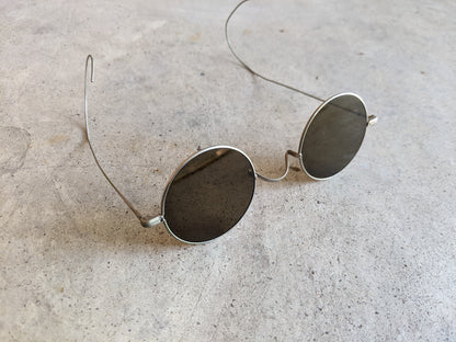 1910s-1920s Tinted Glasses with Round Lenses