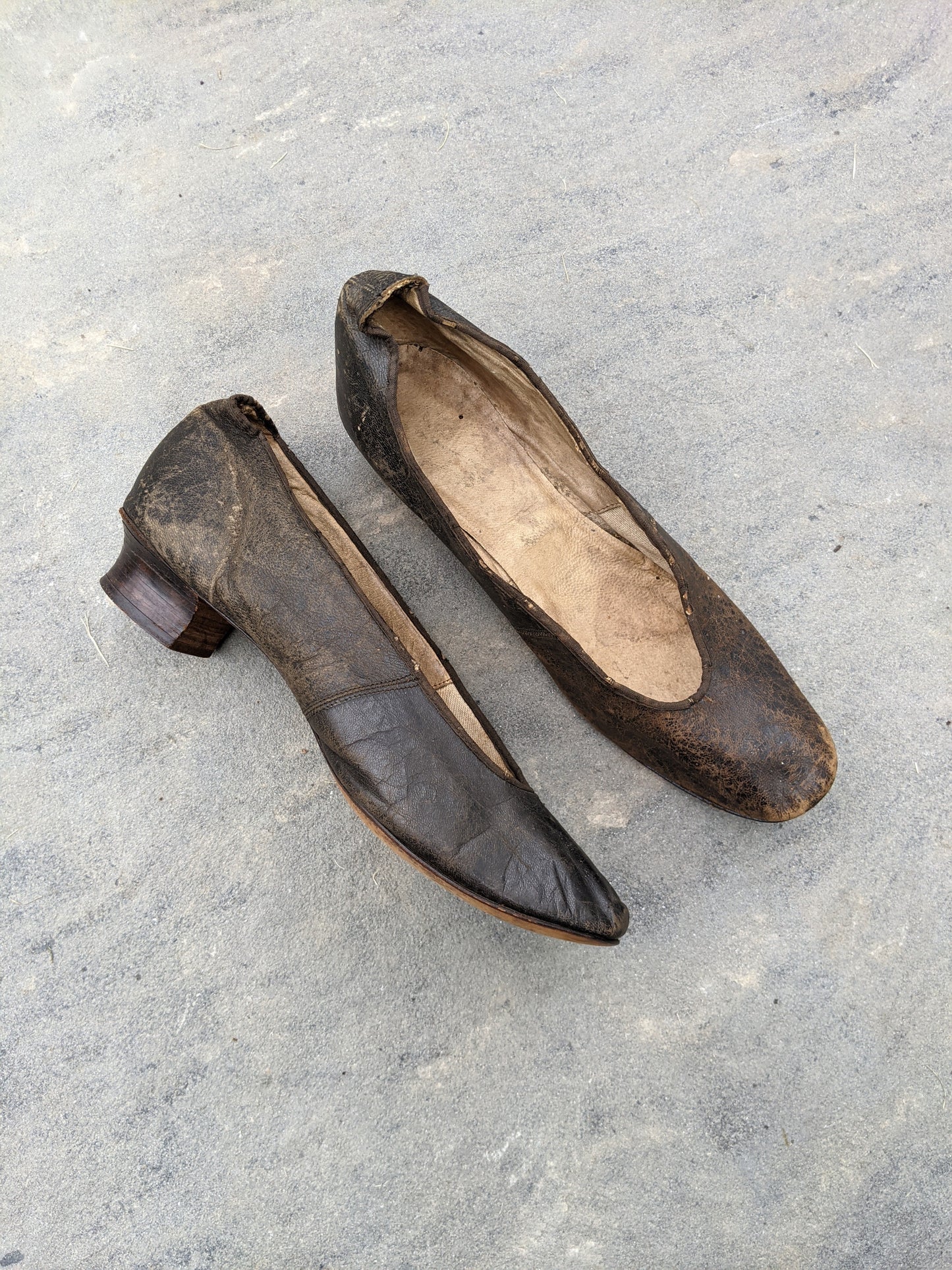 c. 1880s Leather Pumps