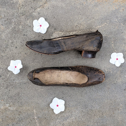 c. 1880s Leather Pumps