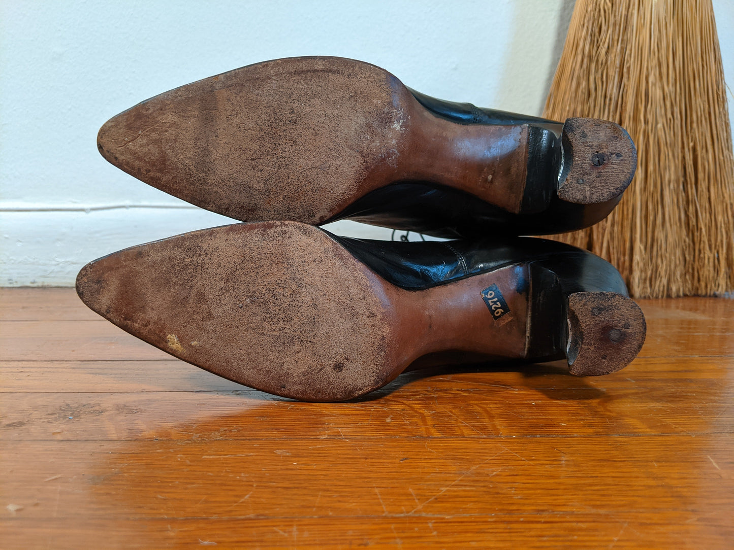 1910s-1920s Black Lace Up Boots | Approx Sz 7.5-8
