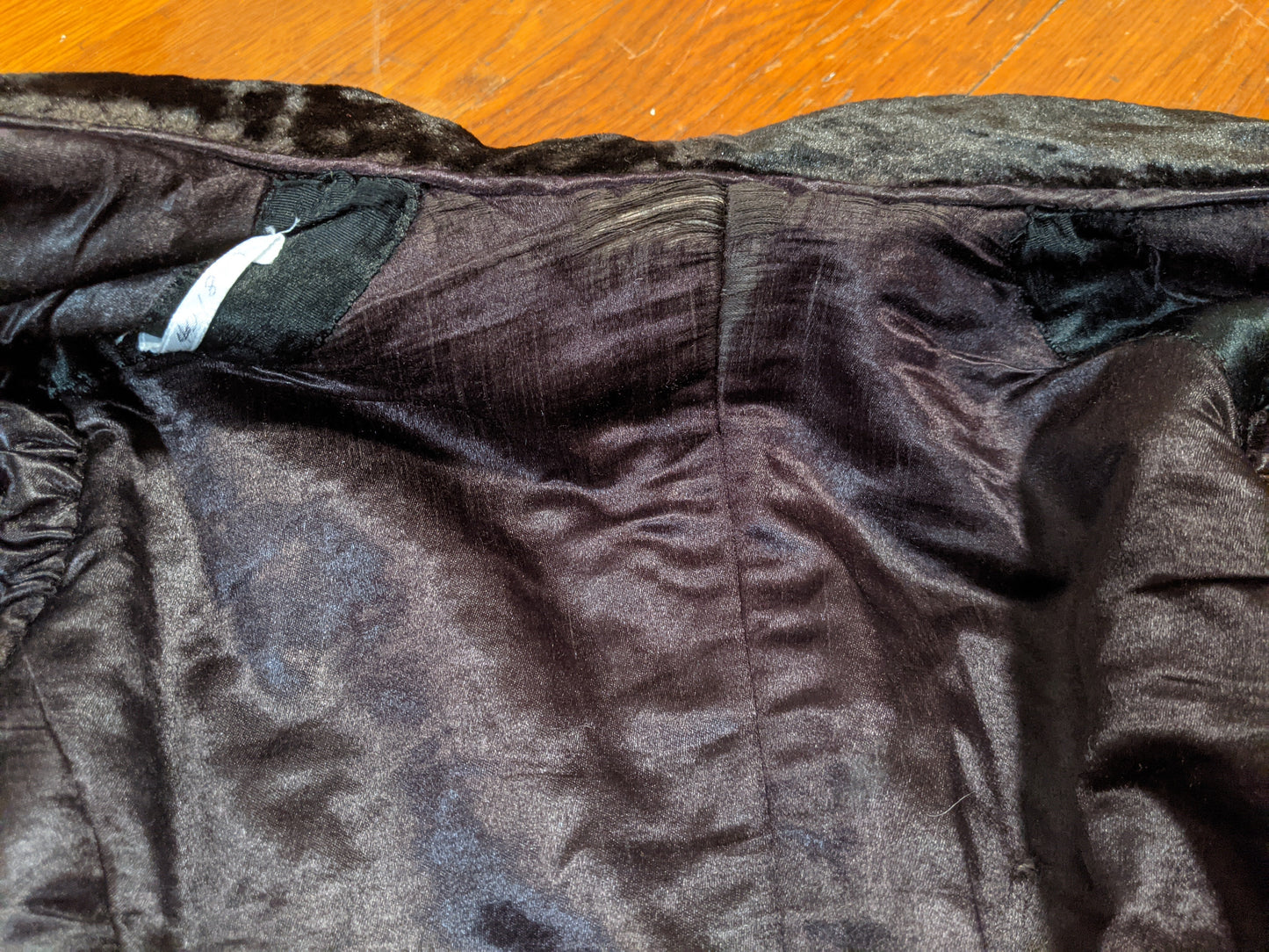 c. 1890 Silk "Seal" Plush Jacket