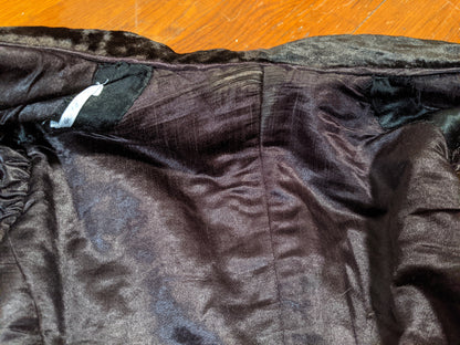 c. 1890 Silk "Seal" Plush Jacket