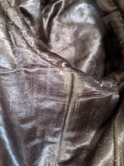 c. 1890 Silk "Seal" Plush Jacket