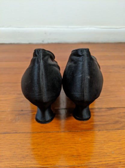 1910s-1920s Marshall Field & Co. Silk Pumps | Sz 7.5 - 8
