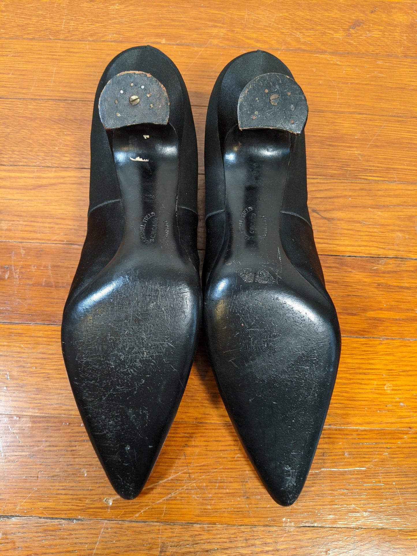 1910s-1920s Marshall Field & Co. Silk Pumps | Sz 7.5 - 8