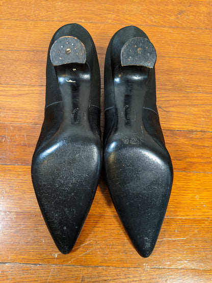 1910s-1920s Marshall Field & Co. Silk Pumps | Sz 7.5 - 8
