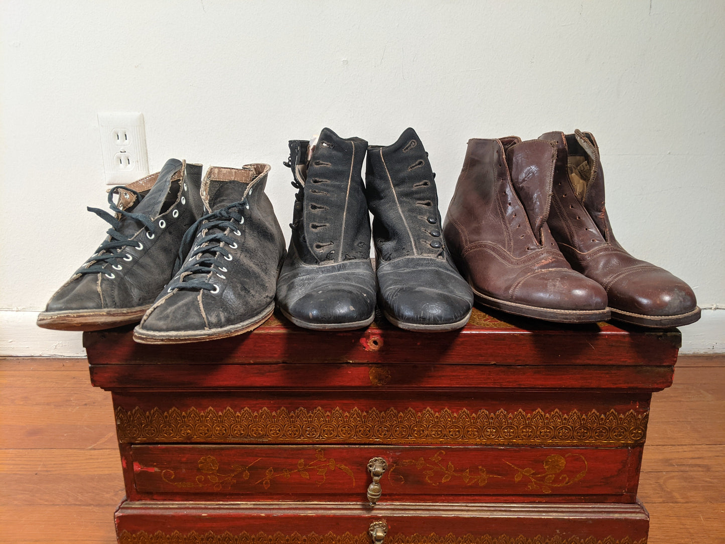 RESERVED LISTING | Three Pair of Boots for Study