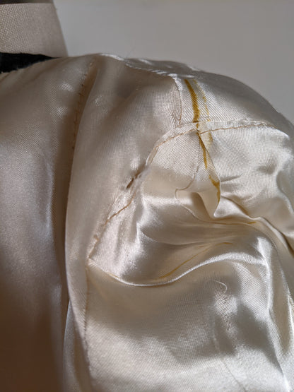 c. 1930s-1940s Hooded Velvet Cloak