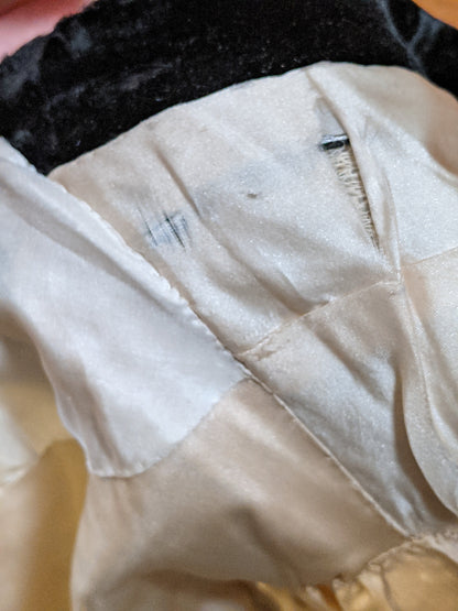 c. 1910s Black Silk Suit | Jacket + Skirt