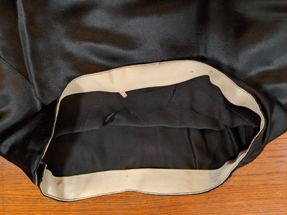 c. 1910s Black Silk Suit | Jacket + Skirt