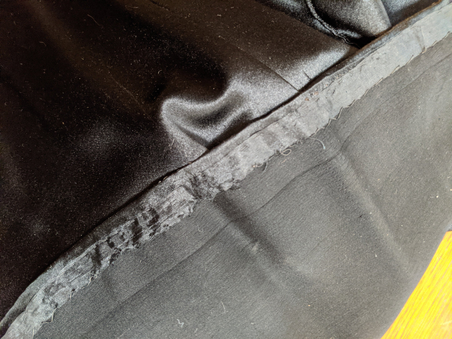 c. 1910s Black Silk Suit | Jacket + Skirt