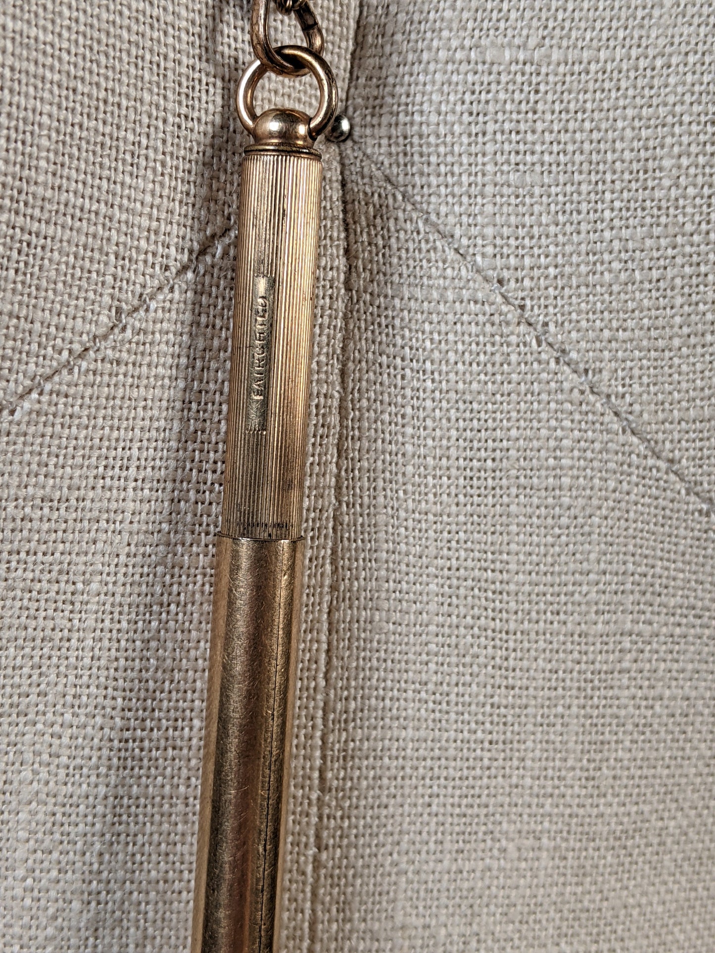 c. 1890s-1900s "Magic" Pencil on Long Guard Chain