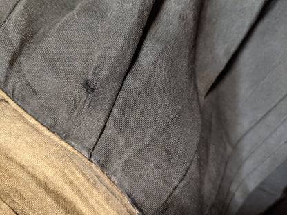 1890s Black Dress | Bodice + Skirt