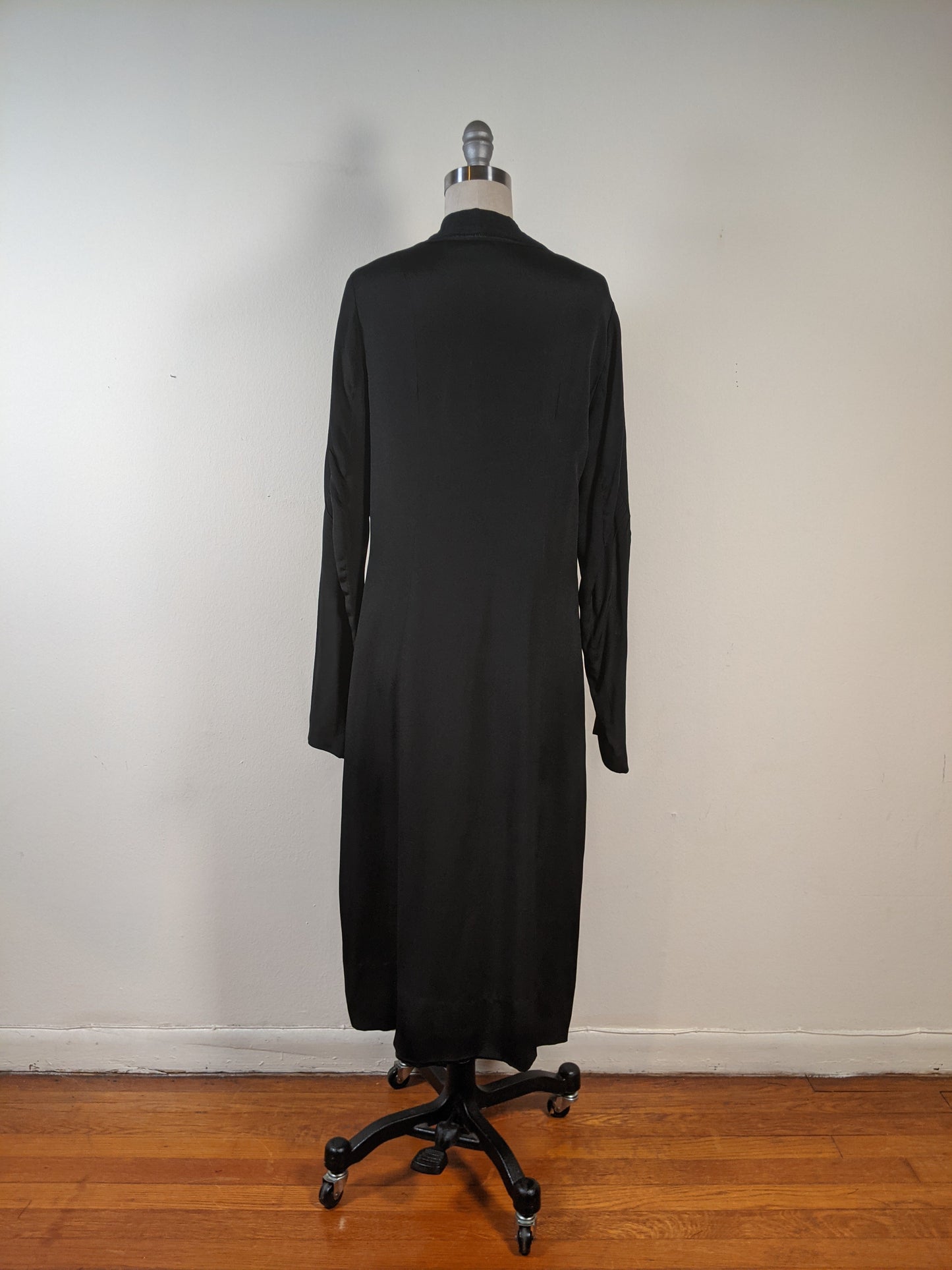 c. 1920s Black Silk Jacket