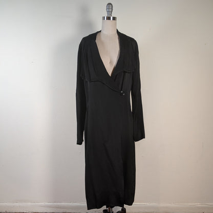 c. 1920s Black Silk Jacket