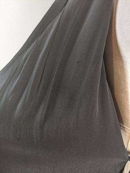 c. 1920s Black Silk Jacket
