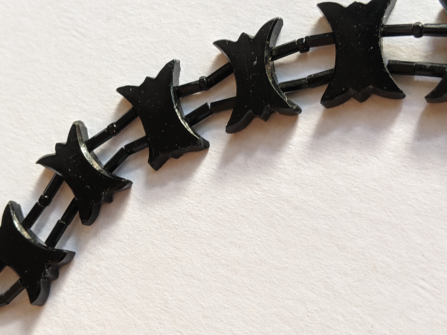 1900s-1910s French Jet Collar Necklace