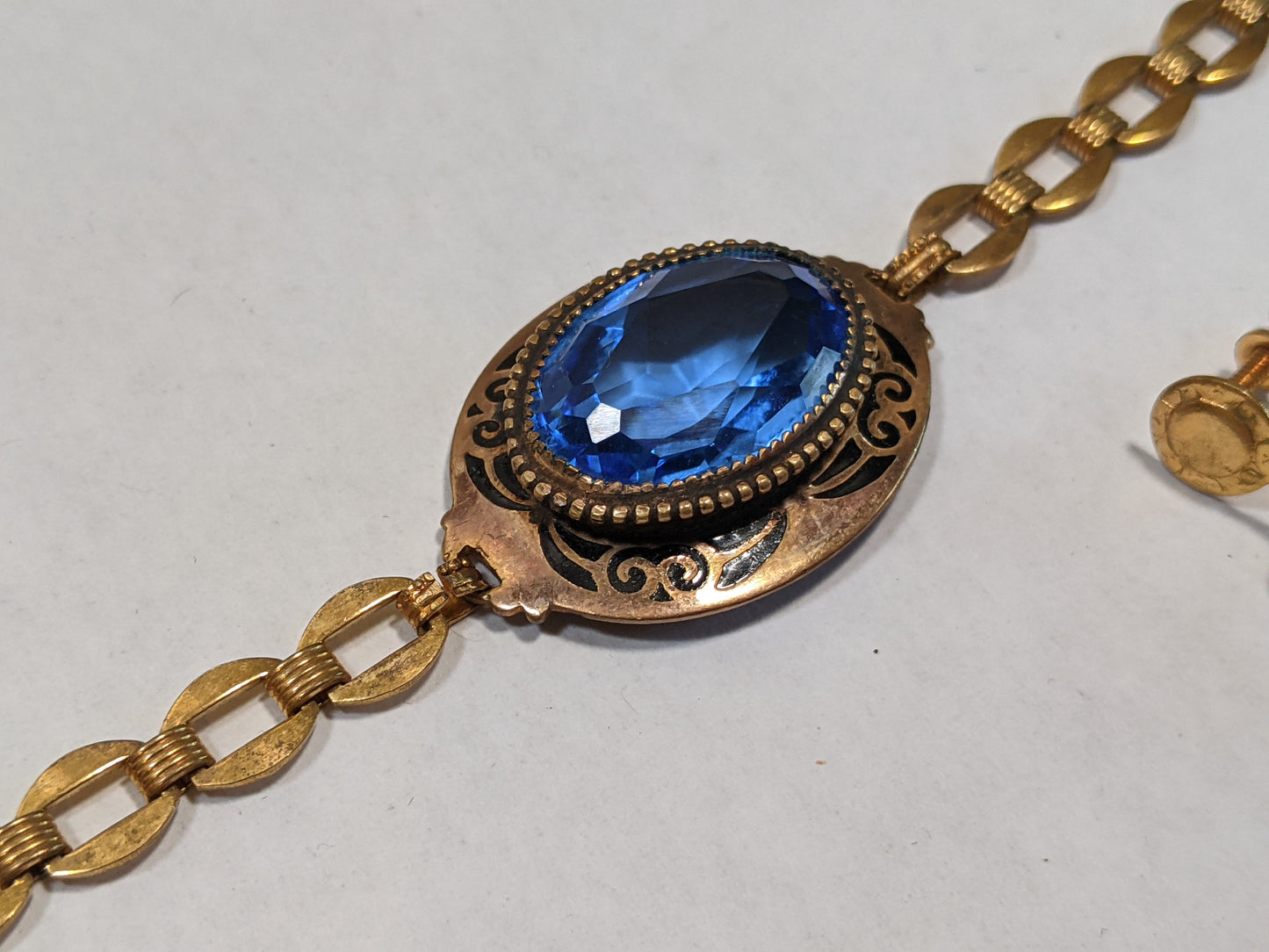 Art Deco Gold Filled Parure | Earrings, Necklace, Bracelet