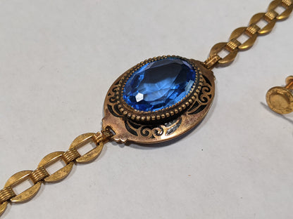 Art Deco Gold Filled Parure | Earrings, Necklace, Bracelet