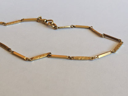 Late 19th c. Gold Filled Watch Chain Choker
