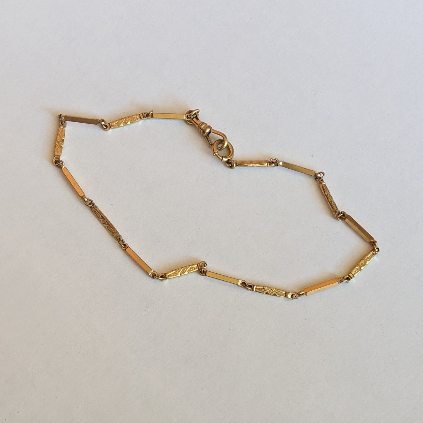 Late 19th c. Gold Filled Watch Chain Choker